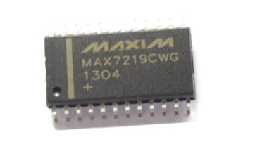 MAX7219CWG+T  	集成电路（IC）