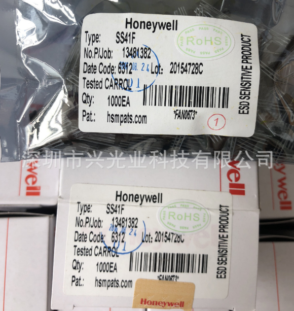 供应SS41F霍尔传感器全新原装进口Honeywell霍尔元件美国霍尼韦尔