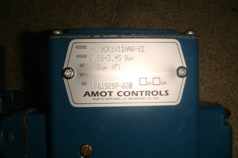 供应AMOT CONTROLS 瓦锡兰12V46 压力变送器 4140CK1V11AA0-EE