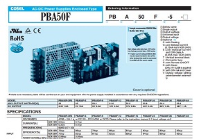 PLA50F-12 SwitchingPower 50W 12V 4.3A