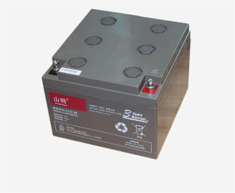 供应山特C12-26AH蓄电池价格 安装指导