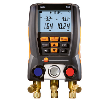 供应德图电子歧管仪 t550-2 05635506 经济型 双温传感器精密检修表。testo550-1套装