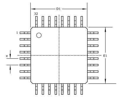 ATSAMD20E15B-AU 微控制器 Microchip
