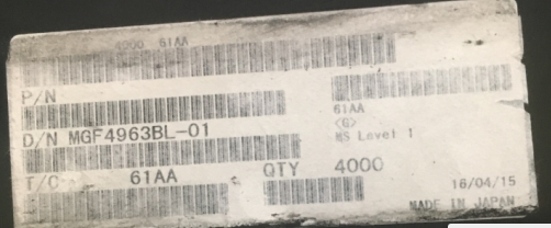 供应MGF4963BL原装进口三菱 实物现货
