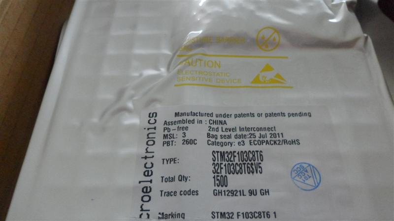 供应STM32F103C8T6 ARM微控制器