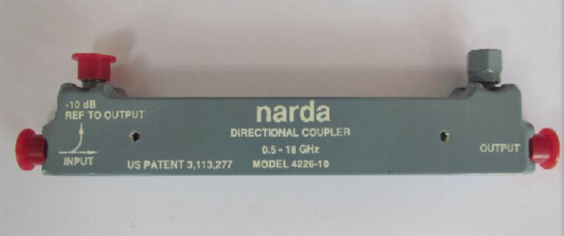 供应4226-10 narda 0.5-18GHz 10dB 射频微波同轴超宽带定向耦合器