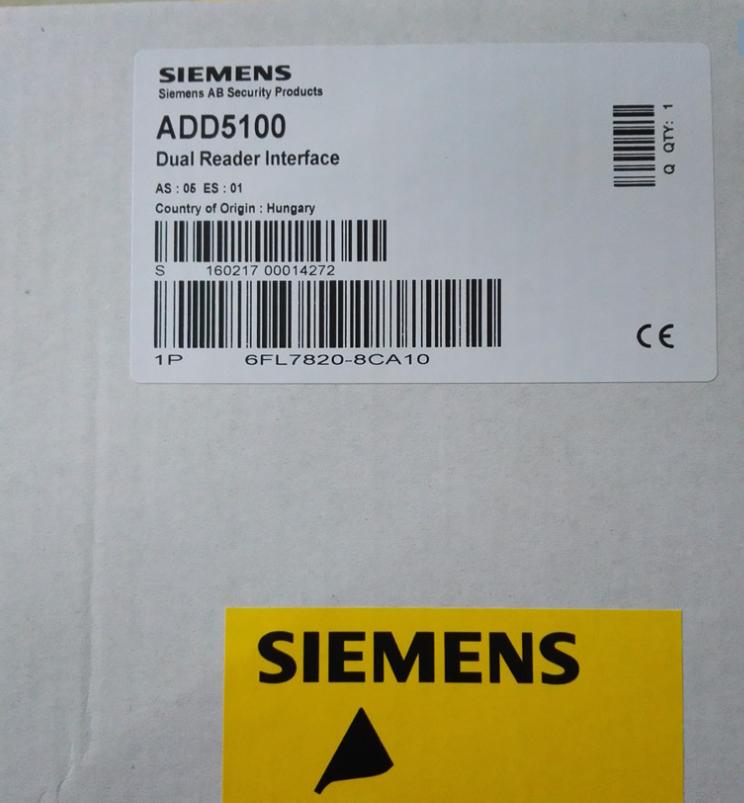 供应西门子（SIEMENS）门禁-双读卡器模块ADD5100 单读卡器ADS5200