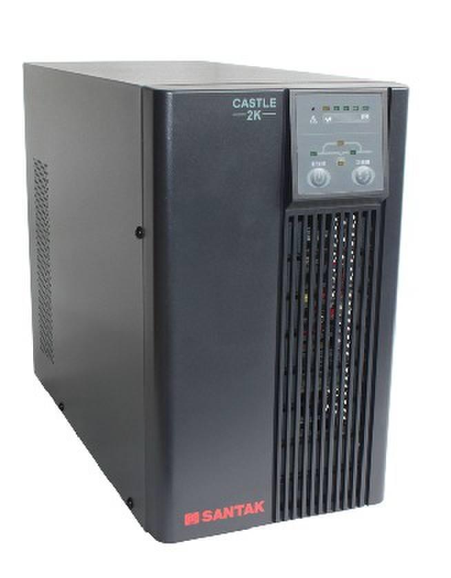 山特C2K塔立式高频在线式UPS电源2KVA/1600W尺寸