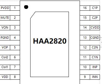 供应升压型音频功放IC HAA2820