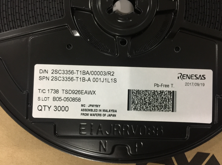 RENESAS原装射频晶体2SC3356-T1B现货可含税