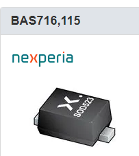 原装NXP低泄漏二极管整流器BAS716,115