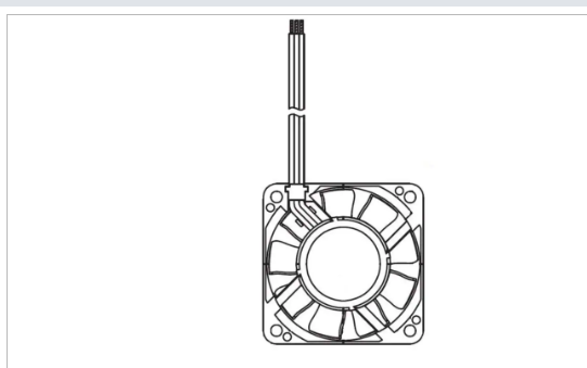 直流风扇 DC Tubeaxial Fan, 60x20mm,