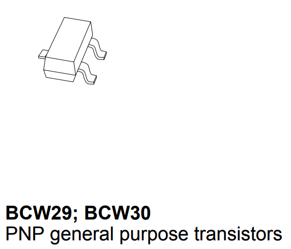 原装NXP汽车级双极结型晶体管BCW29,215