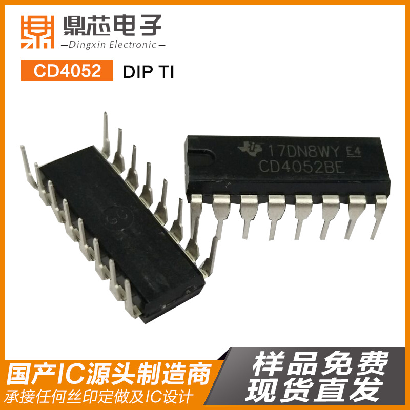 CD4052 DIP TI-1