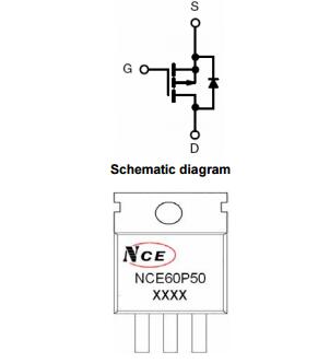 效应晶体管P沟道增强型NCE60P50