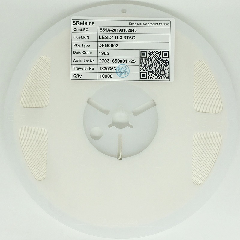 原装现货  LESD11L3.3T5G  静电敏感器件