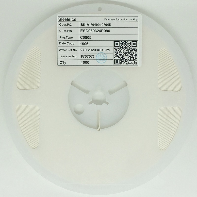 全新原装现货配单 ESD060324P080  静电抑制器