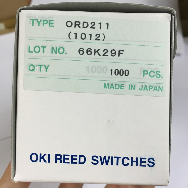 日本OKI干簧管ORD211 小型常开 玻璃尺寸10MM 现货