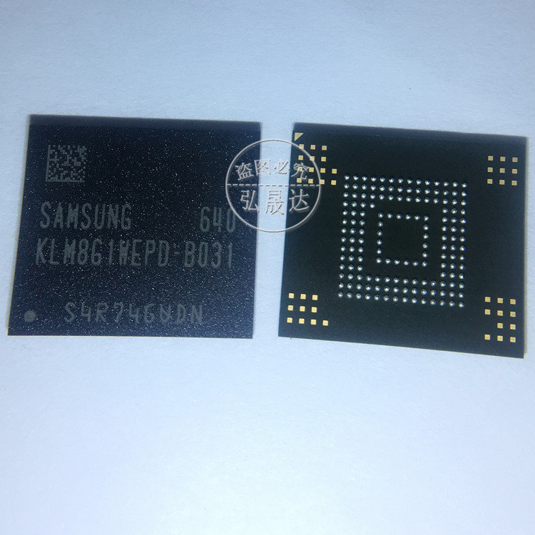 Klm8g1wepd B031 8gb Bga153 Emmc 字库芯片 全新原装 现货供应flash Memory（闪存快闪存储器）维库电子市场网 0292