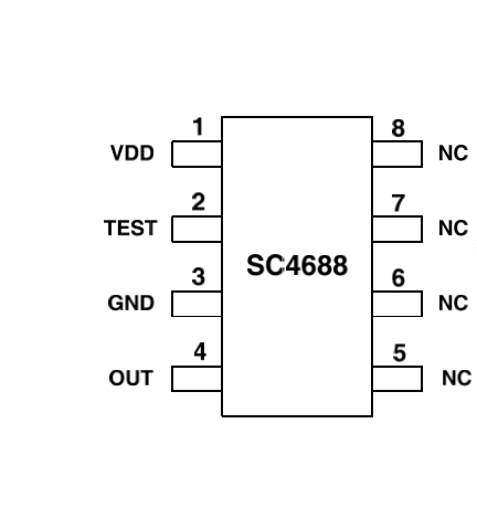 SC4688 油门踏板 霍尔角度传感器