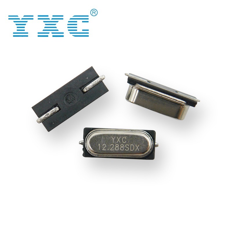 YXC厂家直销HC-49SMD 12.288mhz 20PF编带包装无源谐振器石英晶振