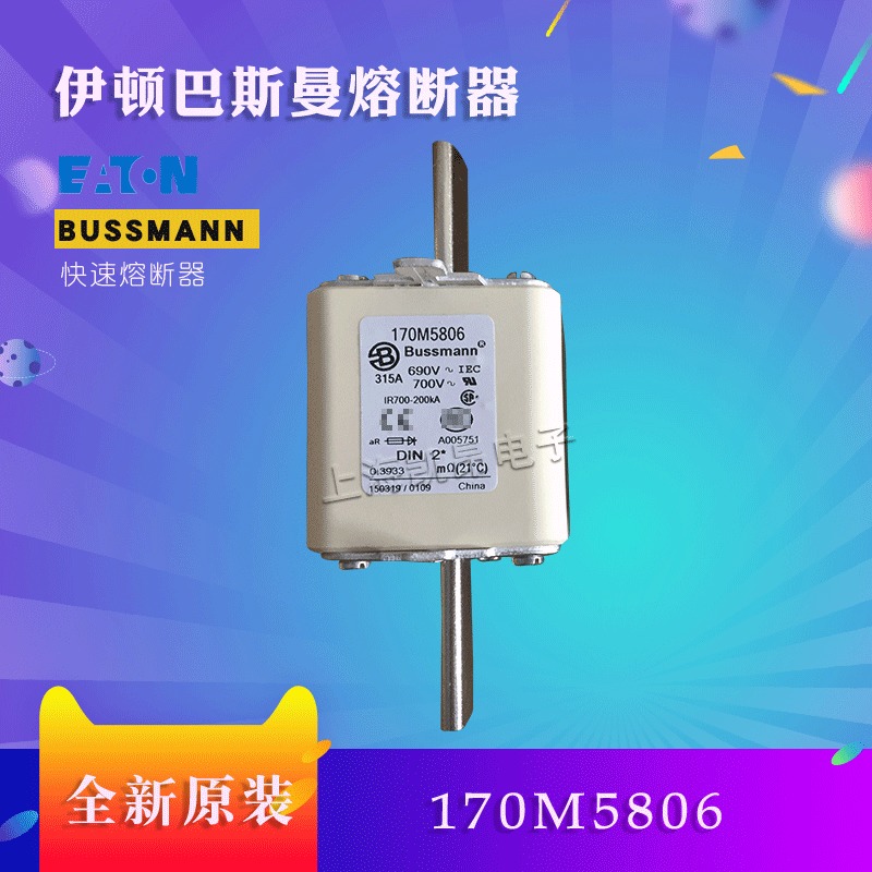 美国巴斯曼快速熔断器 170M5808全新原装现货