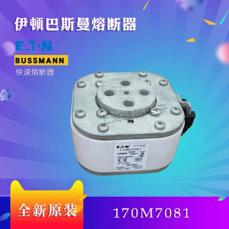 美国伊顿BUSSMANN巴斯曼170M7082 170M7081熔断器现货直拍