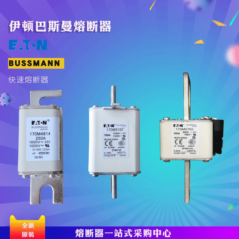 美国伊顿BUSSMANN巴斯曼170M0158  170M0117熔断器现货直拍
