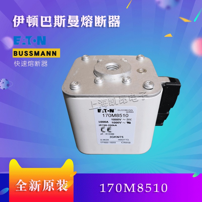 美国伊顿BUSSMANN巴斯曼170M8510  170M8509熔断器现货直拍