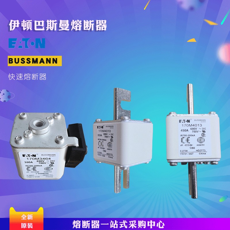 美国伊顿BUSSMANN巴斯曼170M5509   170M5508熔断器现货直拍