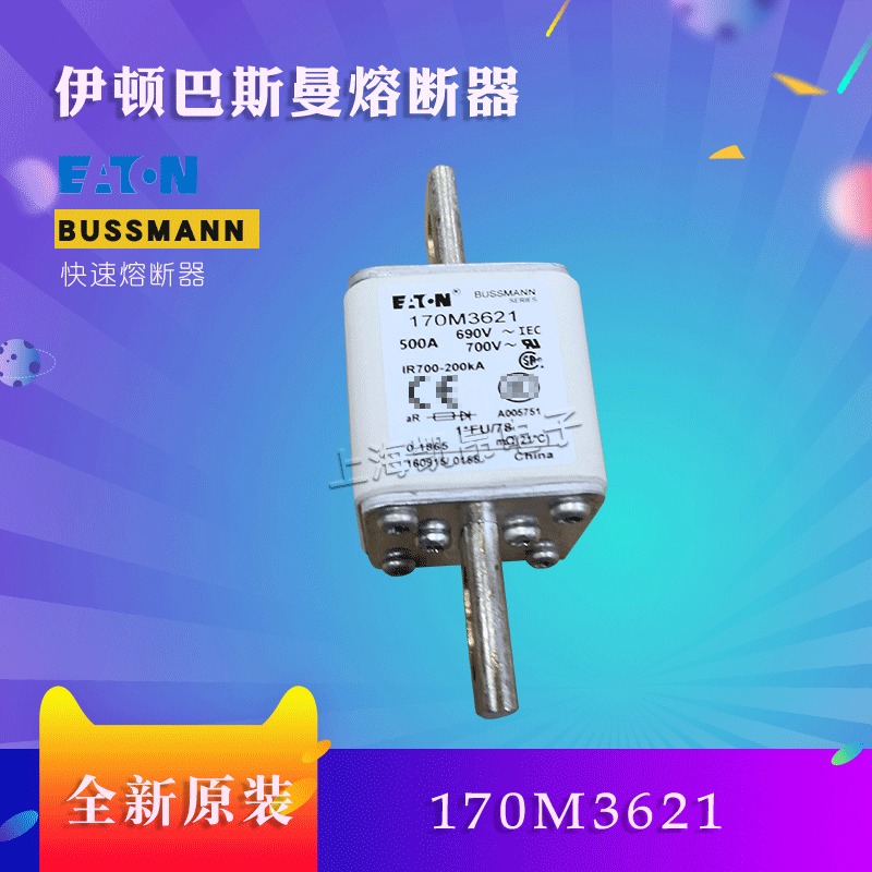 美国伊顿BUSSMANN巴斯曼170M3609  170M3608熔断器现货直拍