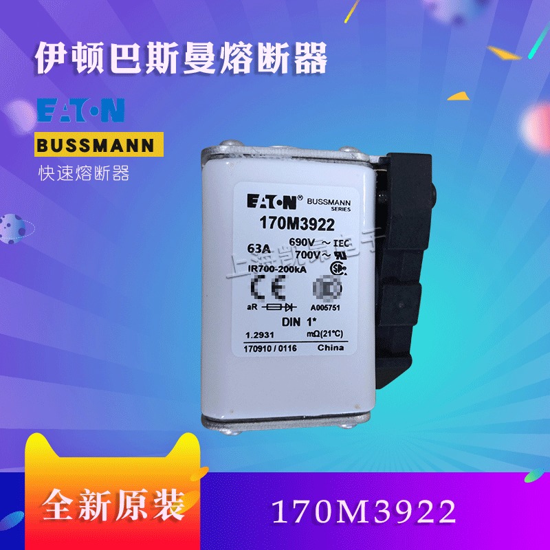 美国伊顿BUSSMANN巴斯曼170M3926  170M3925熔断器现货直拍