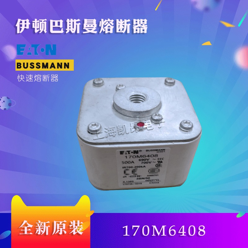 美国伊顿BUSSMANN巴斯曼170M6409  170M6408熔断器现货直拍
