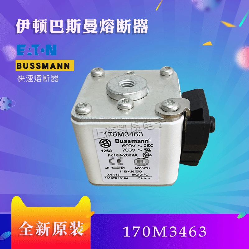 美国伊顿BUSSMANN巴斯曼170M3459  170M3458熔断器现货直拍