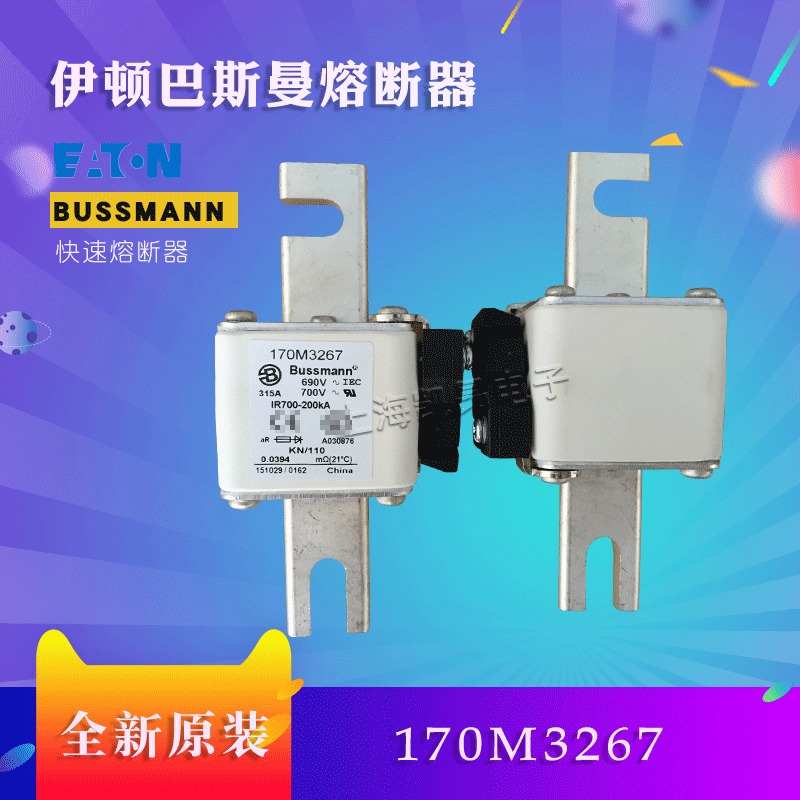 美国巴斯曼快速熔断器170M4260 170M4261全新原装现货