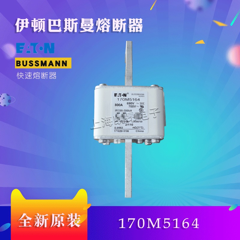 美国巴斯曼快速熔断器170M5168 全新原装现货