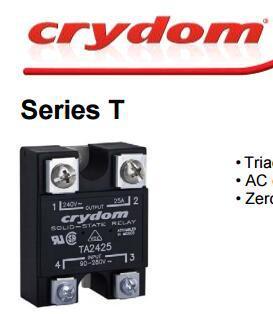 Crydom固态继电器TA1225 T系列原装,快速发货