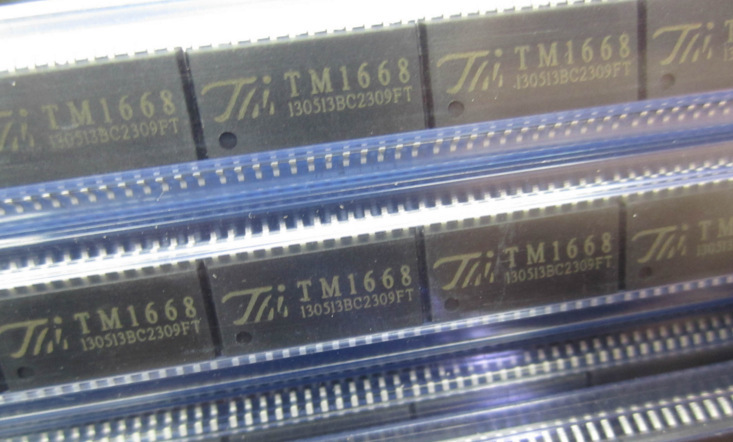 TM1668  数码管驱动IC-天微