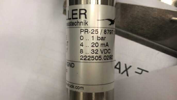 全新原装瑞士凯乐KELLER压力传感器PR-25 /8797.15/1BAR