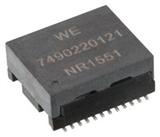 WURTH 7490220121 -  Transformer, LAN, PoE, 1000 Base-T, 350&micro;H