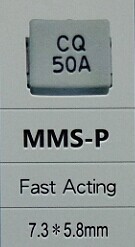 MMS050  50A/80V   电动工具用保险丝