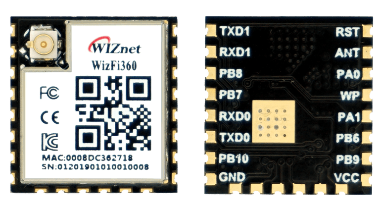 WIZNET推出低功耗工业级WiFi模块WizFi360