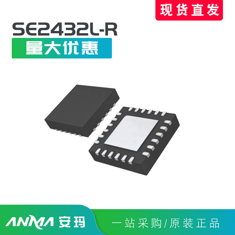 SE2432L-R 3V 10 dB 2.4 GHz 射频前端IC SKYWORKS原装QFN-24封装