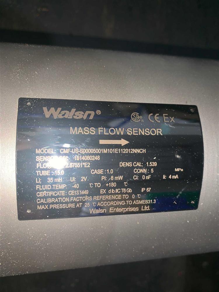 WAlSN加拿大沃森质量流量计2寸50口径 CMF-US-S00005001M101E112012NNCH