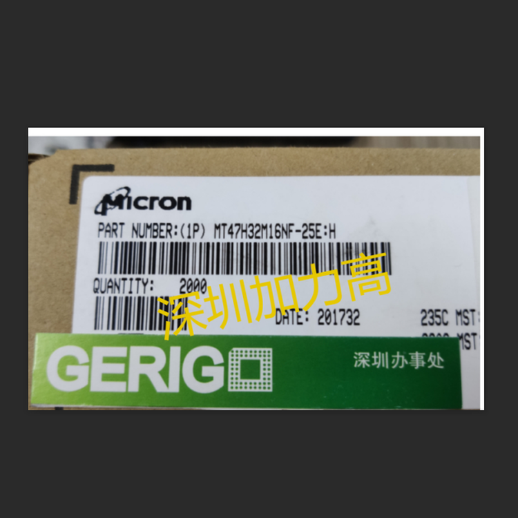 （询价为准） MICRON   MT47H32M16NF-25E  FBGA 原装现货