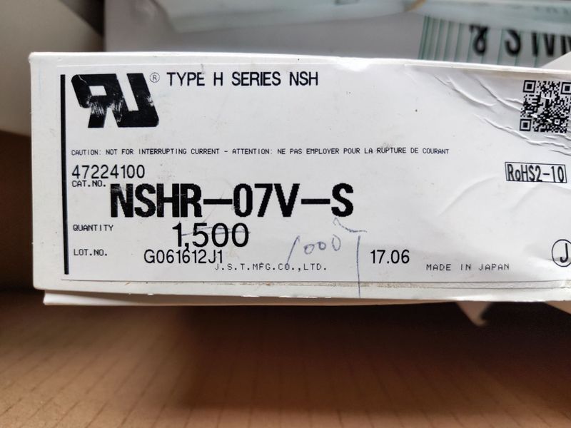 连接器现货/JST/NSHR-07V-S