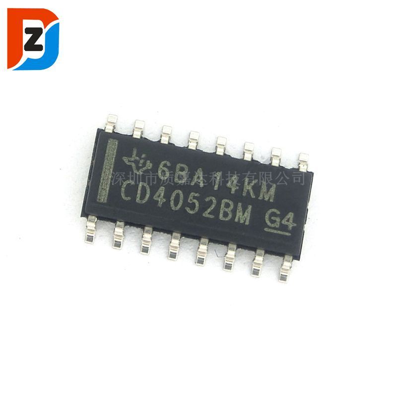 CD4052BM96 SOP16贴片逻辑IC 模拟多路复用器芯片 全新原装