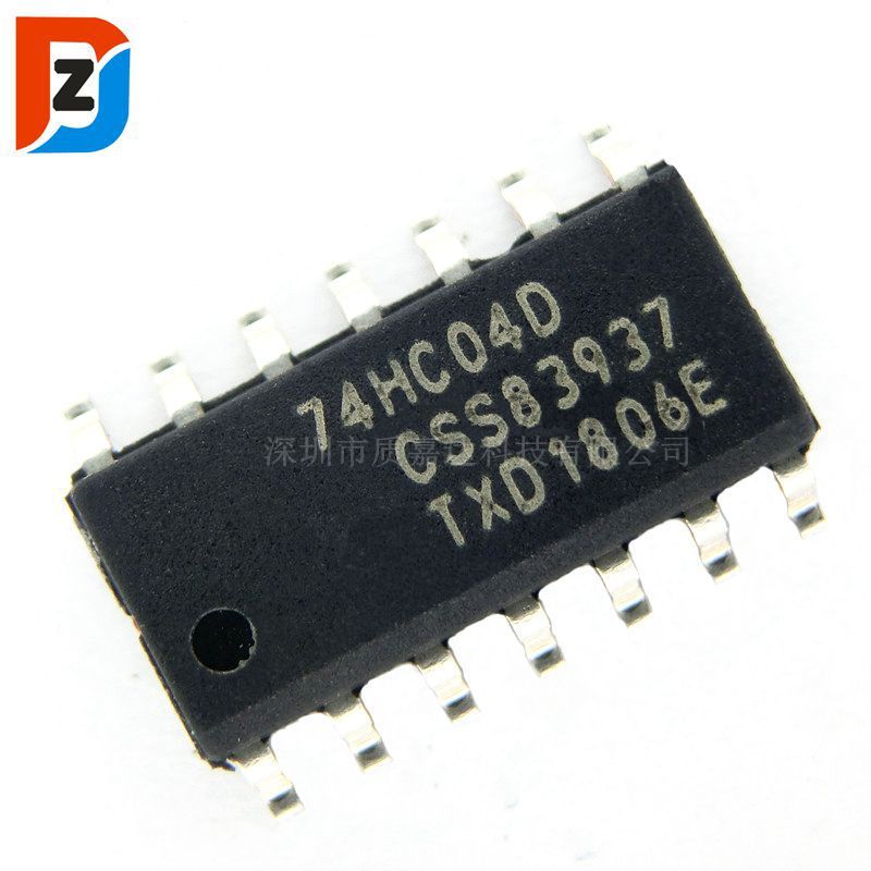 74HC04D SN74HC04D SOP14贴片逻辑芯片IC 六反相驱动器 原装