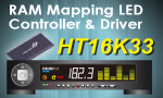 盛群推出HT16K33整合按键输入的LED控制暨驱动IC