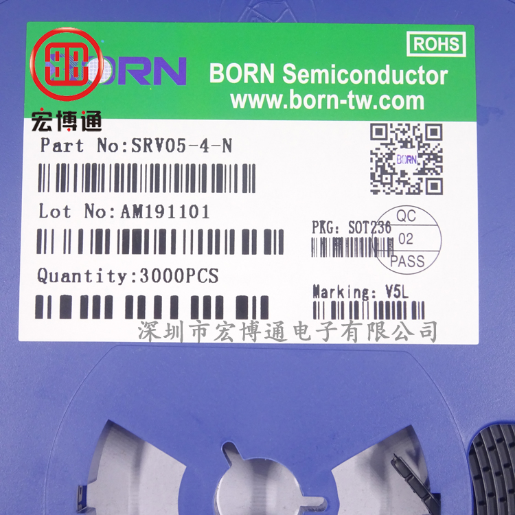 TVS二极管 SRV05-4-N  BORN